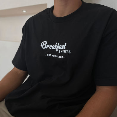 EST AGES AGO BLACK TEE (not from Byron Tee #1) RESTOCKED