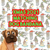 2021 Christmas Matching Dog Bandana
