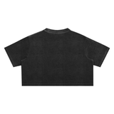 Breakfast Shirts Washed Crop Top