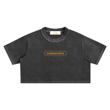 Breakfast Shirts Washed Crop Top