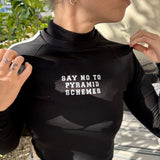 Say No to Pyramid Schemes Crop