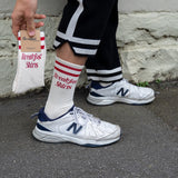 Breakfast Shirts - Burgundy Socks