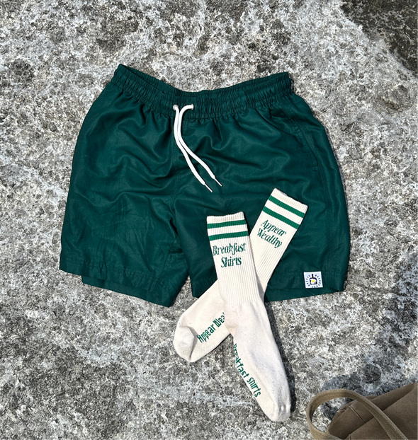 Dark Green Board Shorts