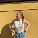 Girls Ribbed Singlet organic