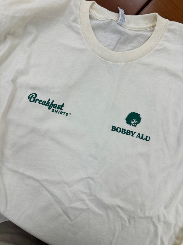 BOBBY ALU x BREAKFAST SHIRTS TEE (Green Print)