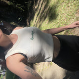 Girls Ribbed Singlet organic