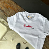 Girls baby crop ‘breakfast’ only