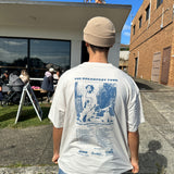 Bobby Alu x Breakfast Shirts Tour Tee (blue print)