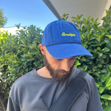 Dark Blue Dad Cap- yellow text
