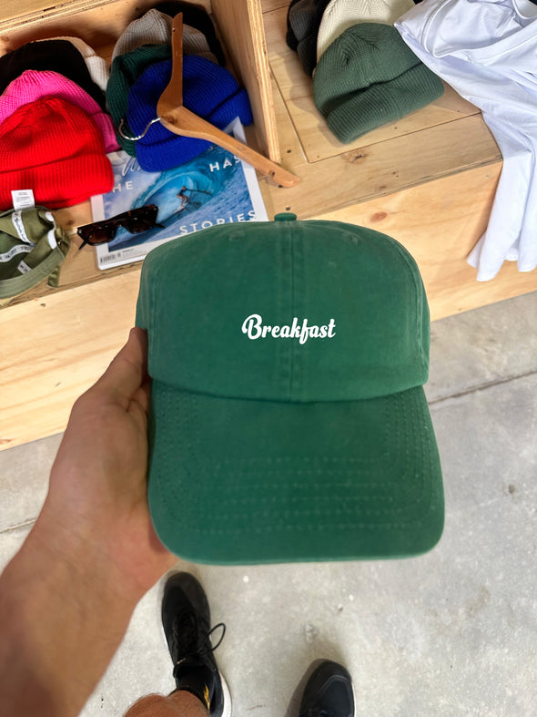 Breakfast Shirts Cap - Green - IN STOCK