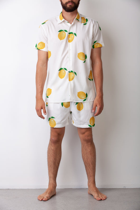 White Lemon Breakfast Shirt Combo
