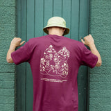 EST AGES AGO - BURGUNDY - BREAKFAST SHIRT TEE