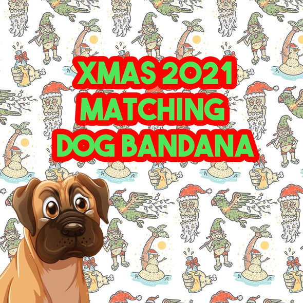 2021 Christmas Matching Dog Bandana