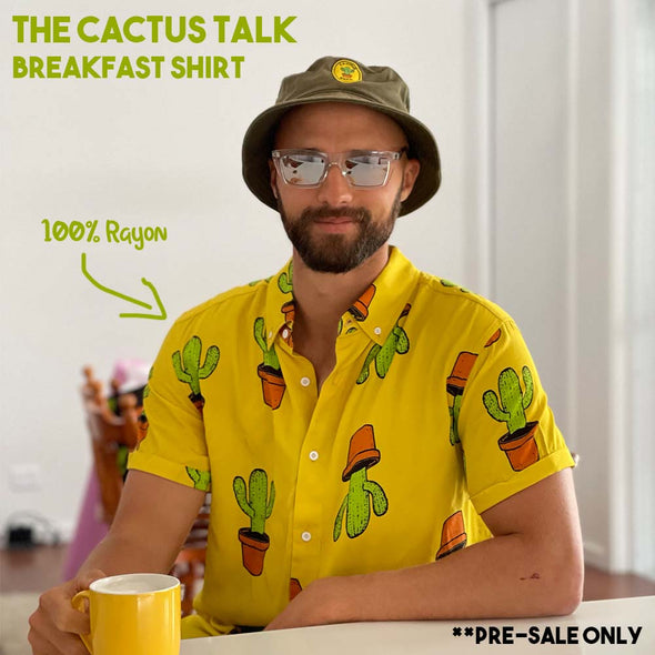 the Cactus Talk Breakfast Shirt